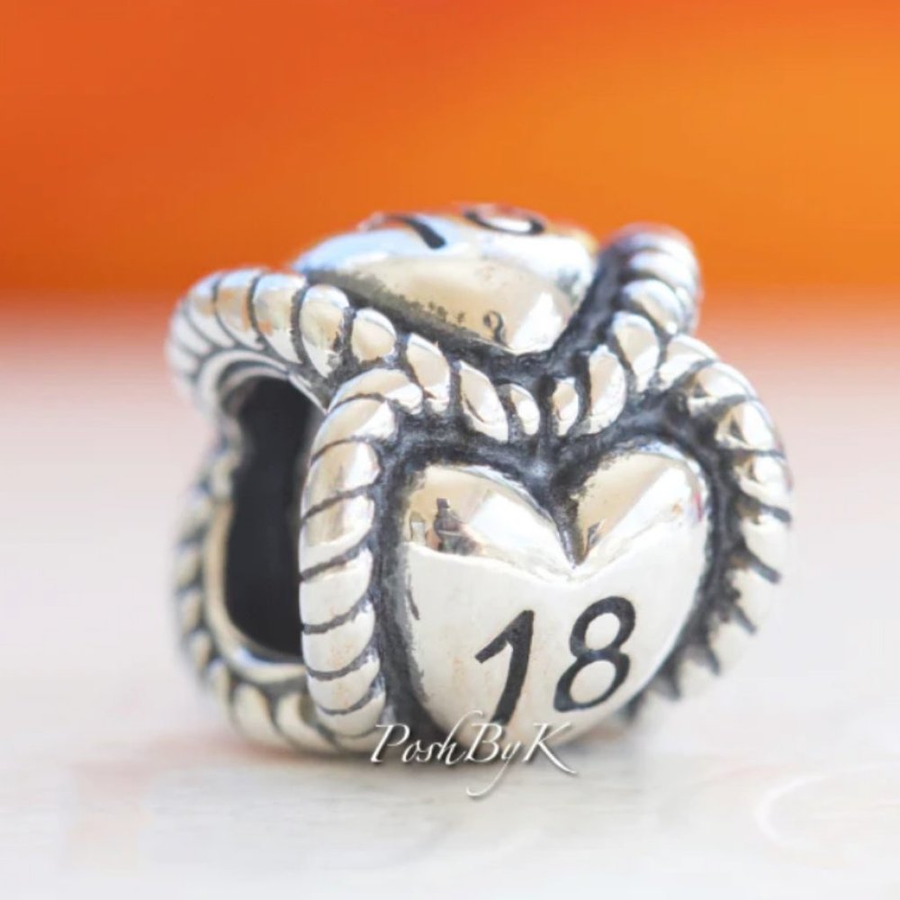 Pandora 18th Birthday Milestone Charm 791047